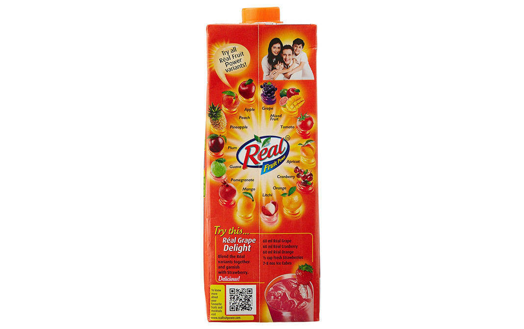 Real Fruit Power Grape   Tetra Pack  1 litre